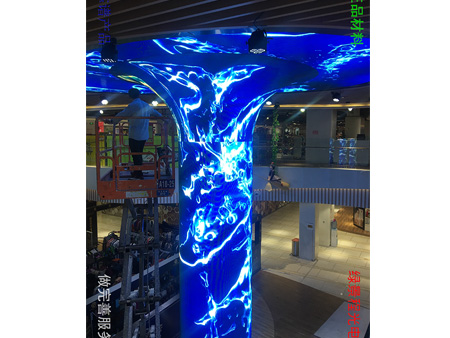 P4 120平方喇叭柱形屏 河南鄭州中直門自貿(mào)區(qū)